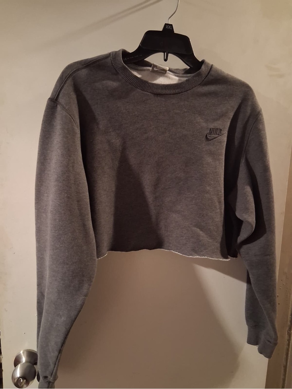 Nike Women's Dark Gray Crewneck Sweater